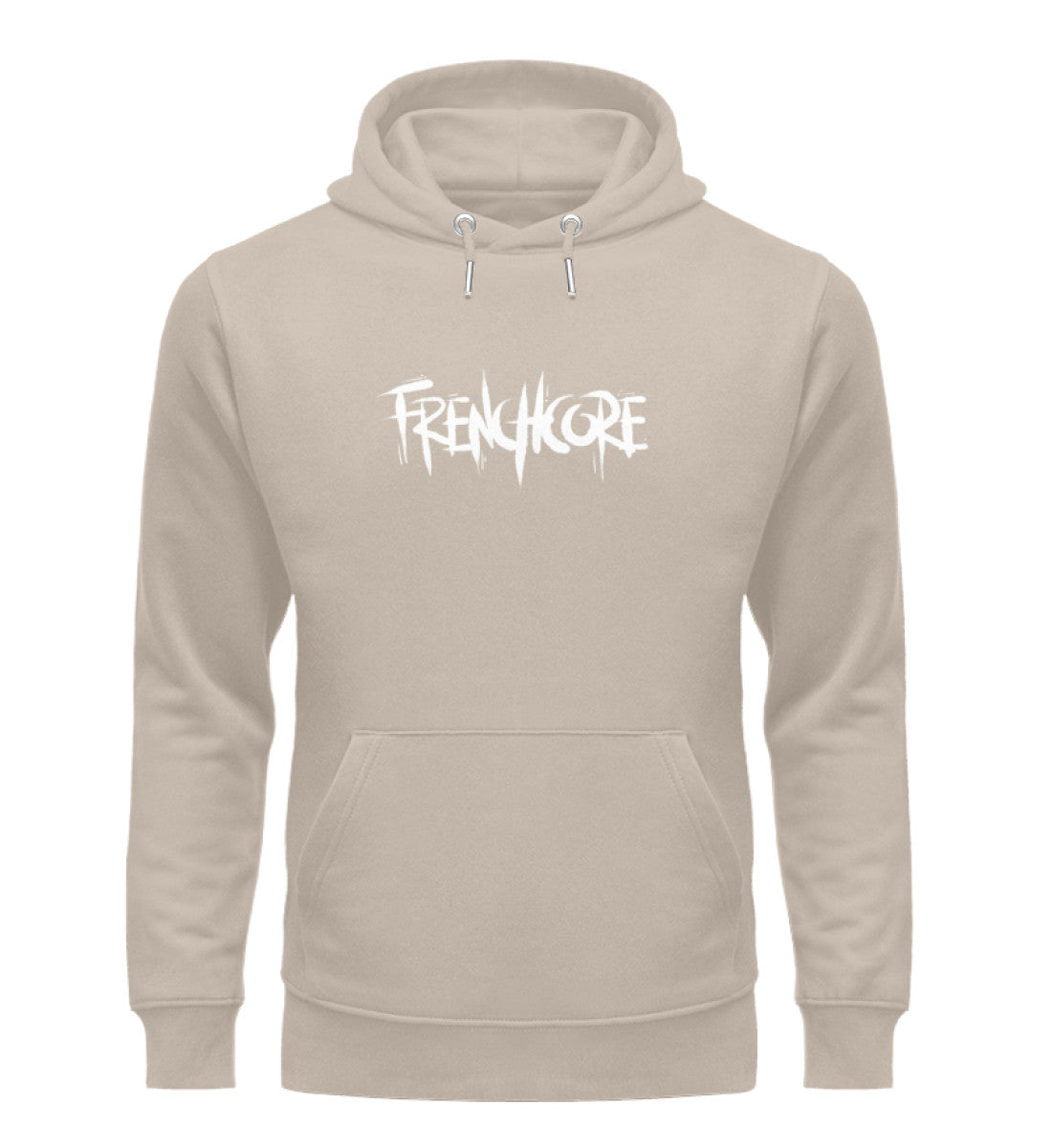 Sand farbiger Frenchcore Hoodie