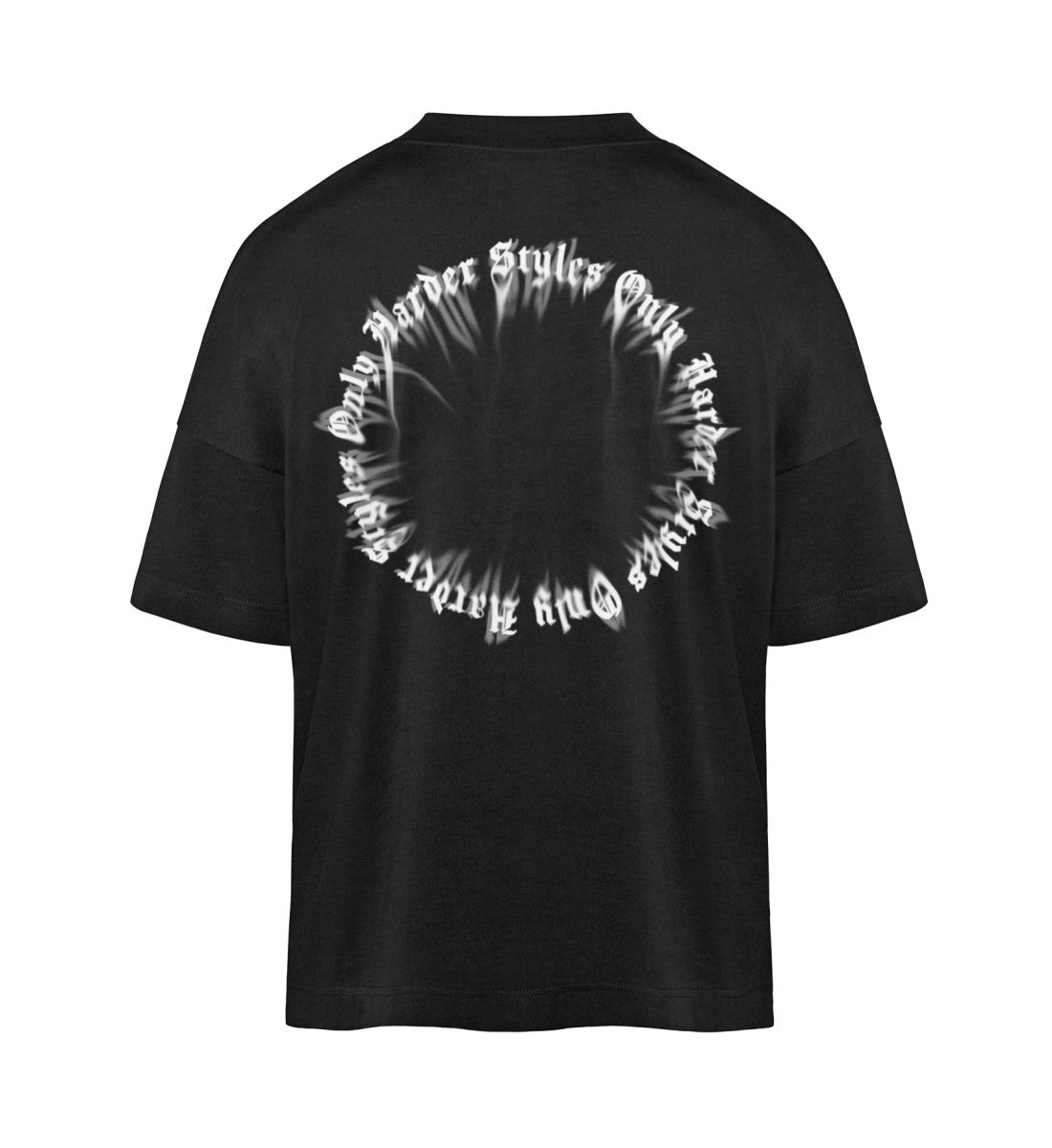 Harder Styles Only - The Rebel Oversized Shirt in Schwarz