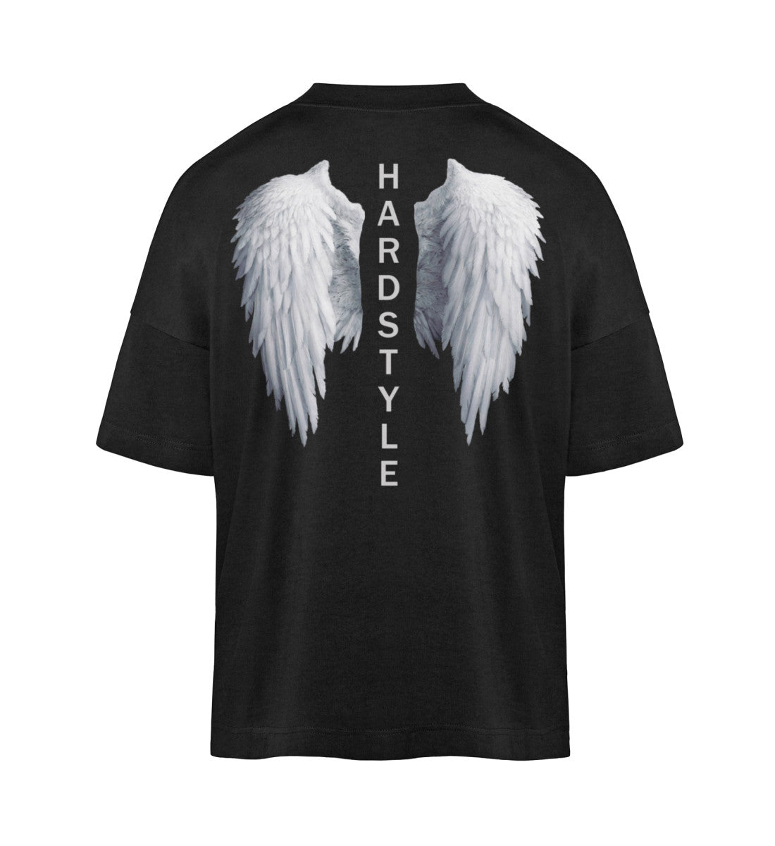 Hardstyle Angel - Oversized Shirt in Schwarz