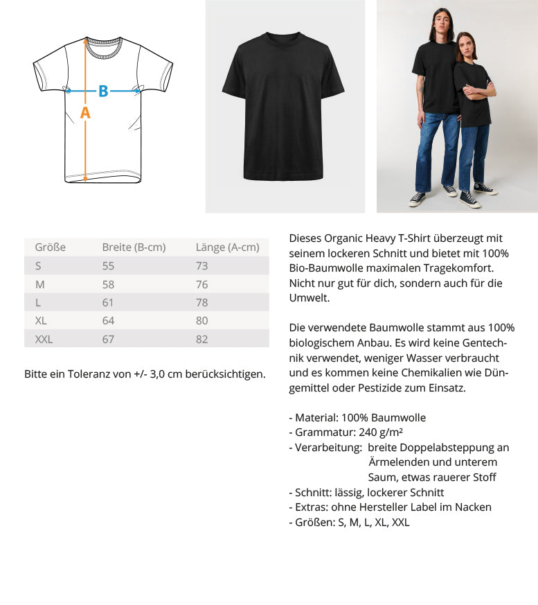 Größentabelle – CAGED HARDTECHNO - Oversized Shirt