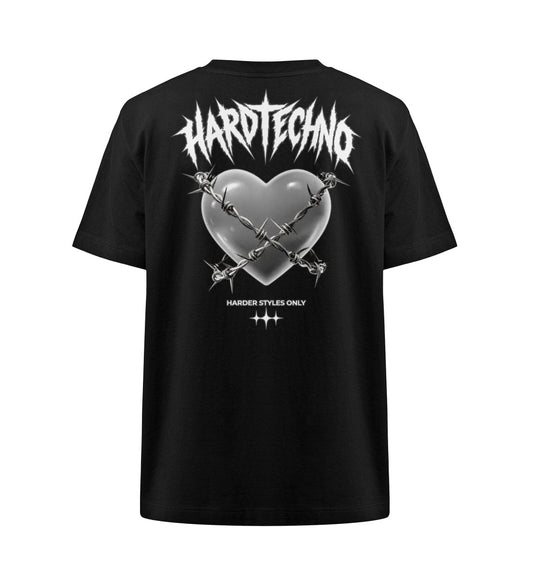 CAGED HARDTECHNO - Oversized Shirt in Schwarz