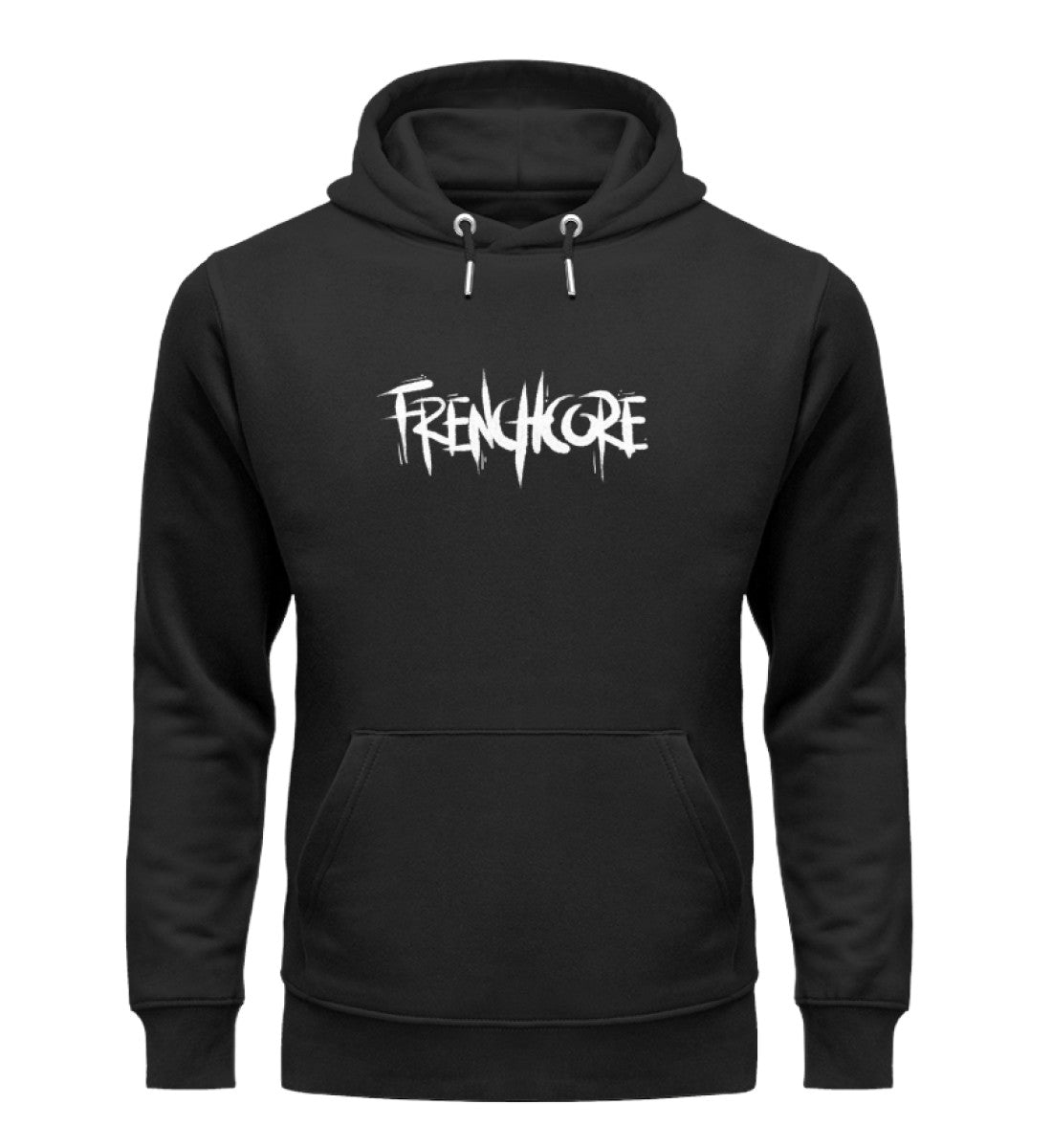 Schwarzer Frenchcore Hoodie