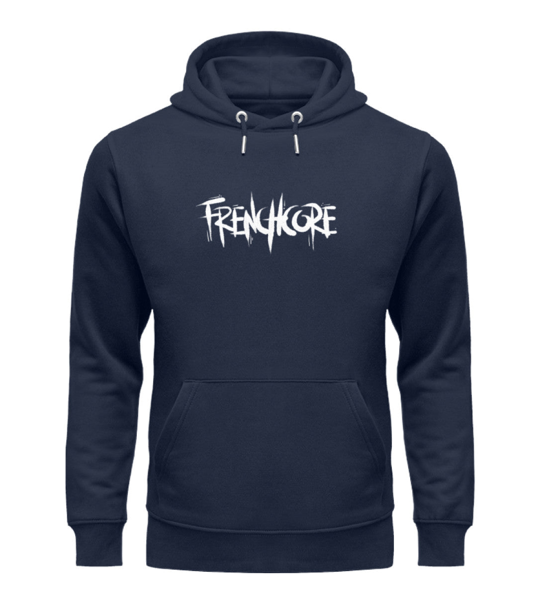 Dunkelblauer Frenchcore Hoodie