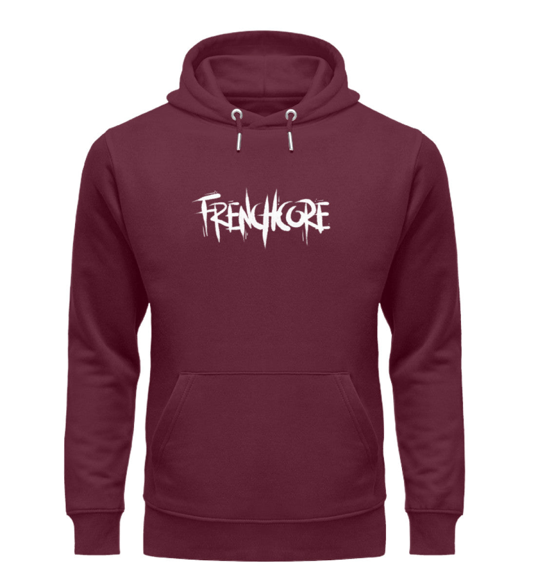 Weinroter Frenchcore Hoodie