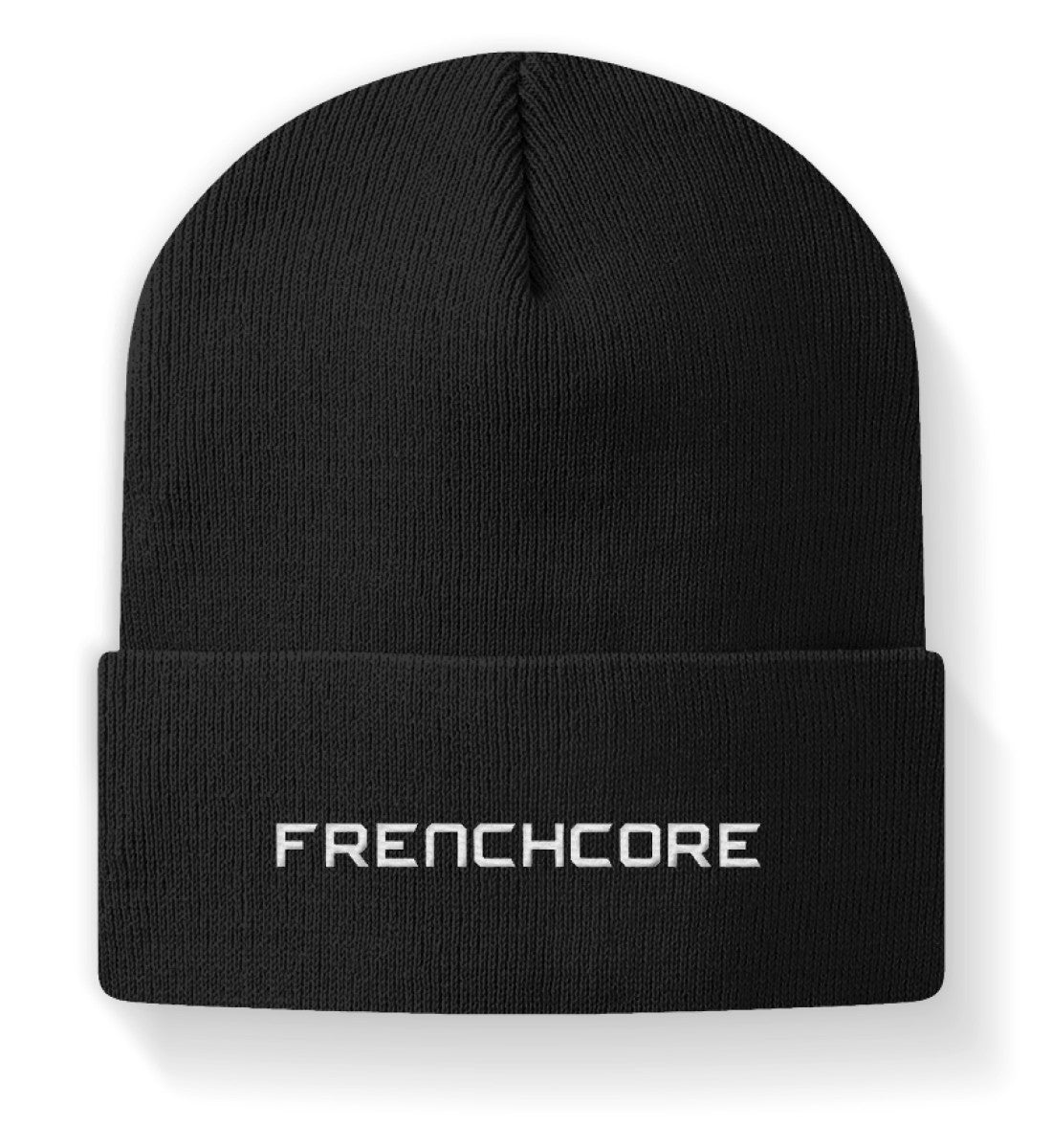 Schwarze Frenchcore Beanie