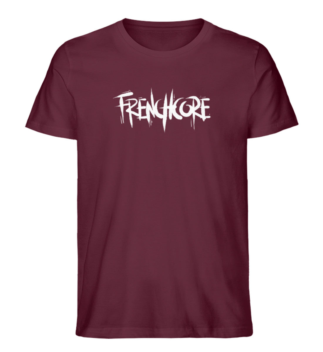 Weinrotes Frenchcore Shirt